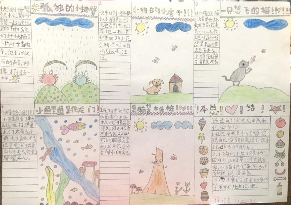 《孤独的小螃蟹》读书推荐卡 二4徐诗墨